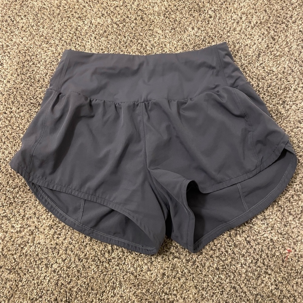 Amazon High Waisted Mesh Lined Zipper Pocket Activewear Running Shorts